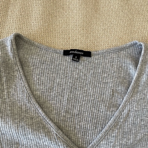 Gray Ribbed Dress - Picture 3 of 3